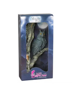 Décor pour grand aquarium à poissons Hibou de H2 Show by Hydor.