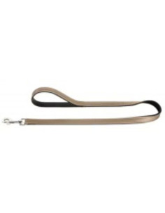 Laisse pour chien réglable "Capri" en cuir de boeuf nappa de Hunter.