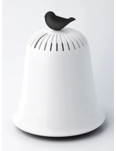 Tirelire oiseau "Saved by the bell" de Qualy.