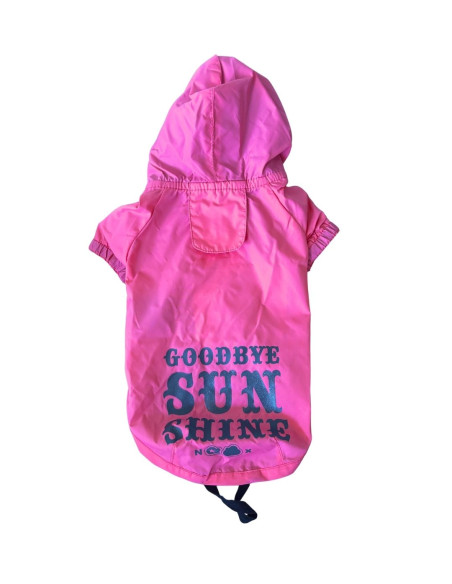 Imperméable rose pour chien "Raindance" de Noor.