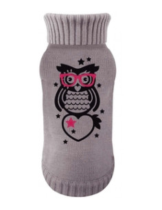 Pull pour chien "Olw" de Noox. 

Taille 5 et 7.  

Coloris : Gris.