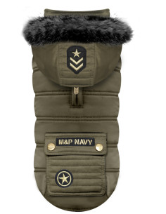 Doudoune pour chien "Bulldog Sputnik" de Milk & Pepper. 

Une taille disponible.