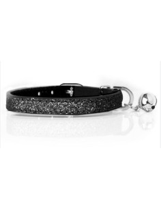 Collier "Stardust Black" pour chien de Milk & Pepper.