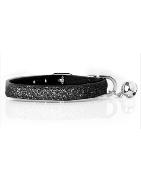 Collier "Stardust Black" pour chien de Milk & Pepper.