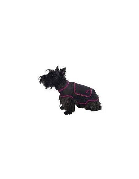 Imperméable pour chien "Pocket" noir et violet de Bobby.