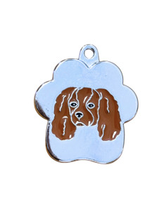 Médaille Cavalier King Charles marron- Petitamis