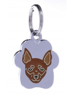 Médaille Pinscher marron de Petitamis