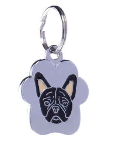 Médaille Bulldog français noir de petit amis
