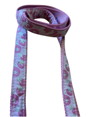 Laisse confetti rose de bobby