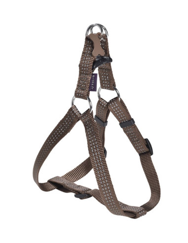Harnais baudrier "Safe" en Nylon marron  - Bobby