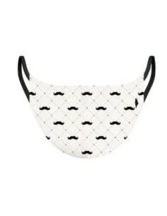 Masque de protection Boo Moustache 4-6 ans - Podevache