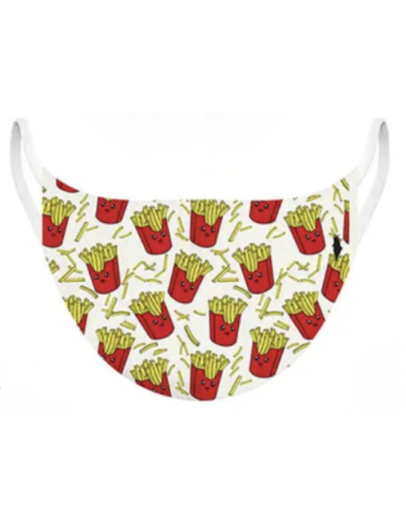 Masque de protection Food Frite 4-6 ans - Podevache