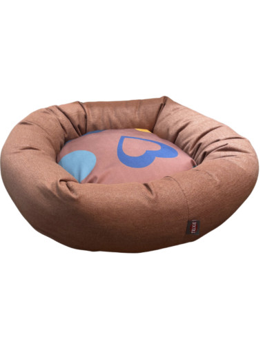 Lit Hearts rond  50 cm rouille - Trixie