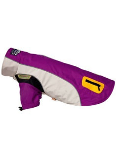Manteau long violet pour chien pas cher - Manteau "Touchdog"