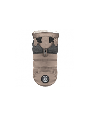 Doudoune pour chien "Blitzen" camel de Milk & Pepper.