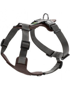 Harnais pour chien "Aalborg Mixed" brun foncé de Hunter.