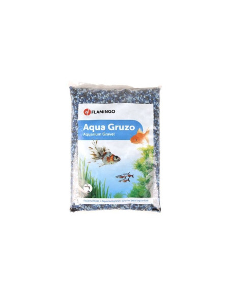 Gravier poissons "bleu-noir" pour aquarium de Flamingo.