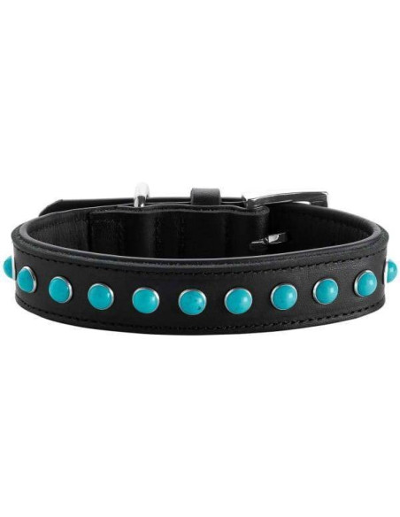 Collier pour chien noir et bleu B Modica de Hunter.