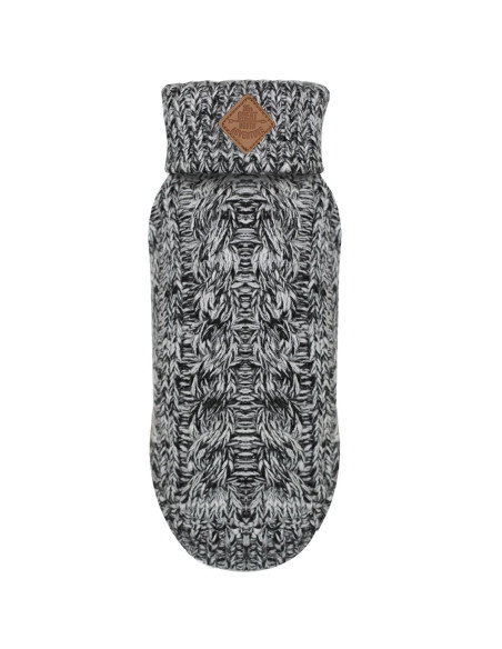 Pull pour chien noir et blanc Aaron de Milk & Pepper.