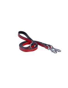 Laisse pour chien 3 points "Tomy" rouge de Bobby.