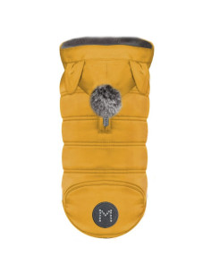 Doudoune imperméable petit chien "Kimi Curry" de Milk & Pepper.