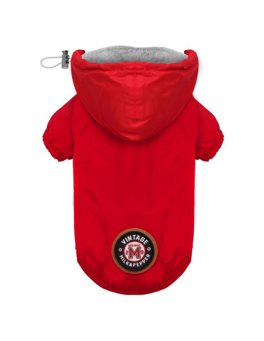 Imperméable pour chien "Preppy Red" de Milk & Pepper.