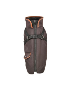Manteau harnais marron pour chien - Manteau "Trotte"