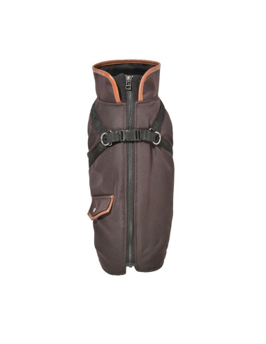 Manteau harnais marron pour chien - Manteau "Trotte"
