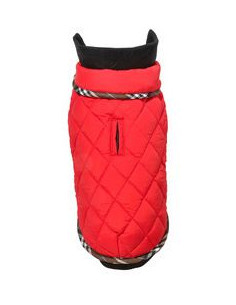 Manteau Tartan rouge pour chien de Bobby.